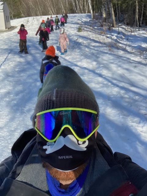 Snowshoeing at Ella P. Burr!