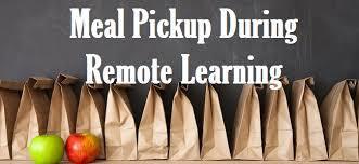 Meal Pickup During Remote Learning!
