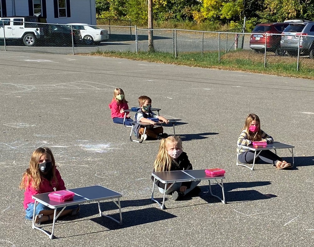 Ella P. Burr Students Enjoying Outside Learning!