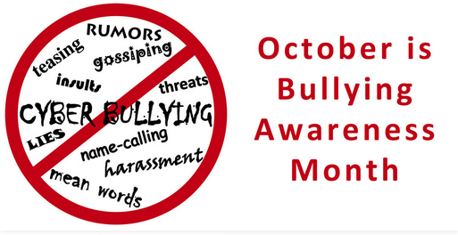 October is Bullying Awareness Month Logo