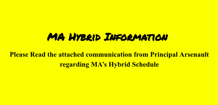MA Hybrid Schedule Information 
