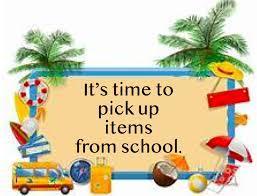 Remote Instruction Material Pick up Times!
