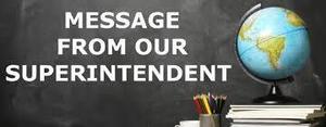 Important Announcement from Superintendent Skorapa! 12-12-2020