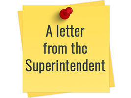 A letter from Superintendent Skorapa July 31, 2020