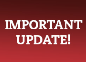 Important Announcement for Next Week