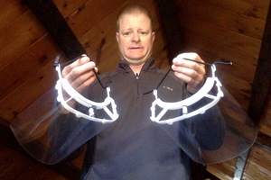 First Medical Face Shields Getting Delivered to PVH