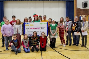 MJHS Students Raise over $2000 to support Food Cupboard