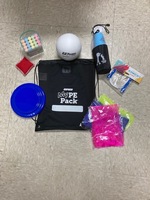 Ella P. Burr Students receive new Physical Education Backpacks!