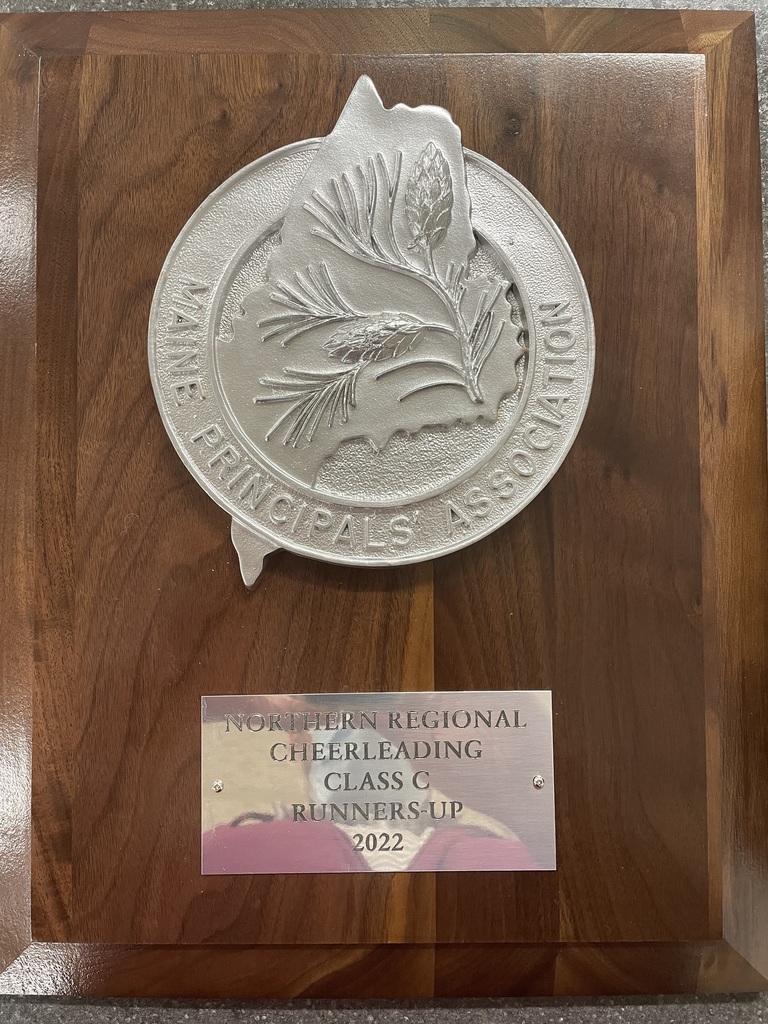 Northern Maine Runners Up Plaque