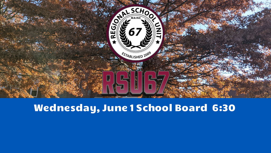 Wednesday, June 1 School Board Meeting 6:30   https://vimeo.com/event/1986144